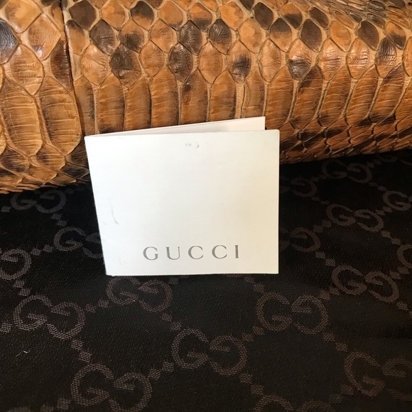 Gucci Horsebit Python Hobo - Picture 6 of 8